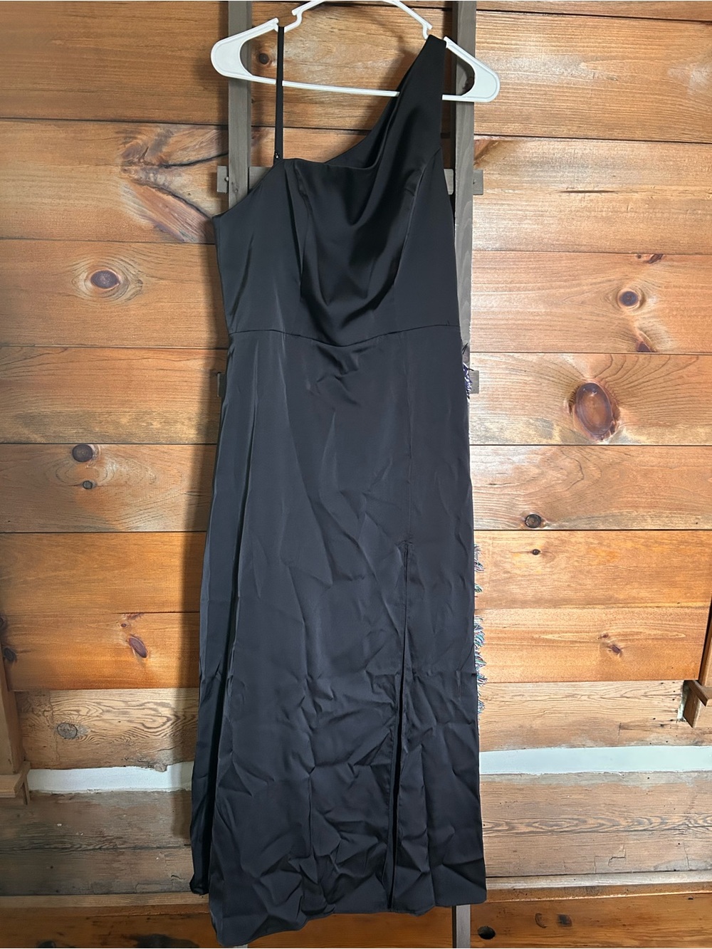 Black One-Shoulder Evening Dress - Azazie